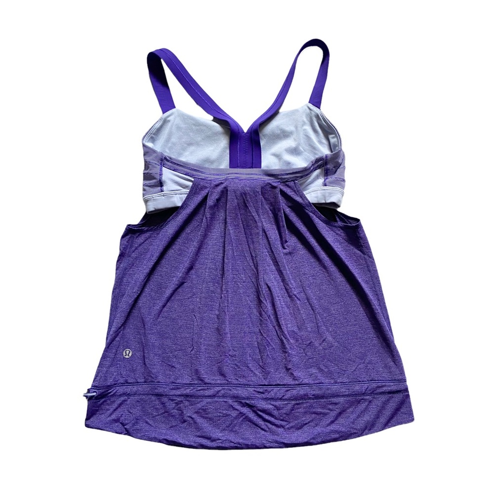 LULULEMON Rest Less Tank Top Athletic Wear Yoga Workout Size 8 Bruised Berry - Picture 4 of 14